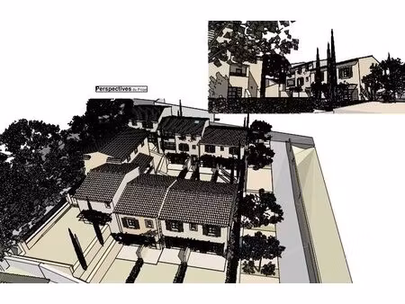 cucuron : terrain constructible avec pc purgé 12 appartements