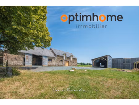 ensemble en pierre à rénover – 340 m² de potentiel habitable – hangar 223 m² – terrain 3 1