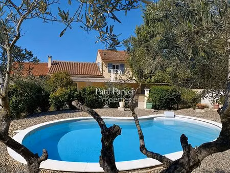 a vendre - mas en pierres mitoyen en campagne avec piscine