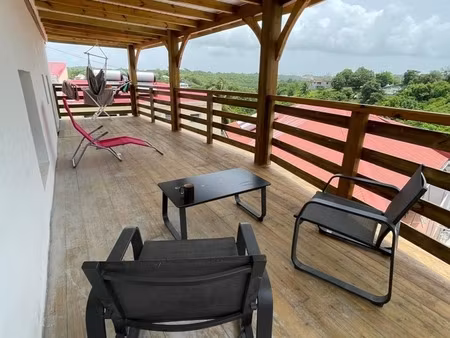 vue degagee sur la campagne jolie maison située à mare gaillard  le gosier (971)