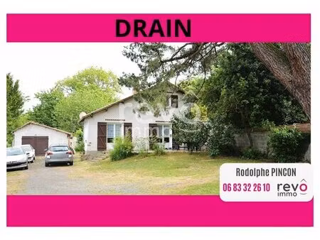 achat maison 5 pièces 90m² drain 49530