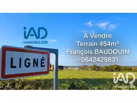 vente terrain 454 m²