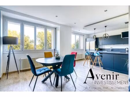 vue rhône - appartement 3 chambres - 92 m2