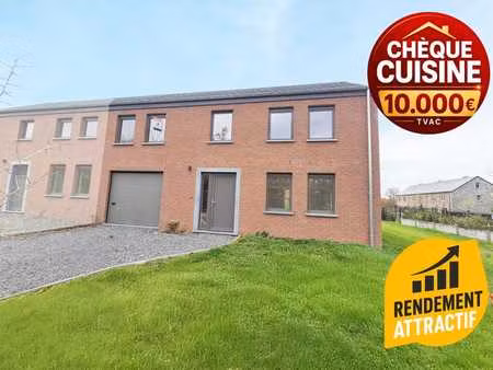 maison neuve 3 façades avec garage à durbuy