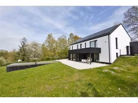 villa contemporaine à burdinne avec vue sur la nature