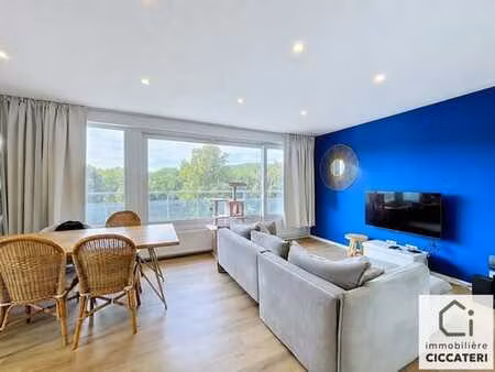 bel appartement 1 ch – doubles balcons – vue meuse – liège