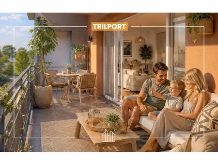 vente appartement neuf 4 pièces 74m2 trilport - 261000 € - surface privée