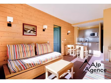 appartement deux pièces  sur les pistes  exposition sud