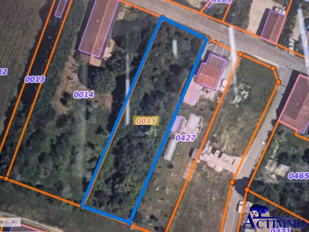 terrain à batir de 1473 m² à villiers sur tholon  commune de
