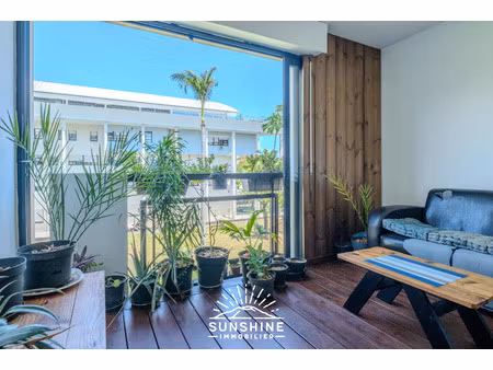 appartement t1 bis meublé résidence du mail saint denis  sunshine immobilier