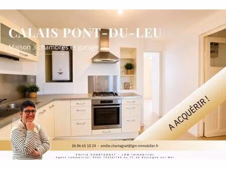 maison chaleureuse et atypique à calais-pont du leu  sans extérieur  avec garage