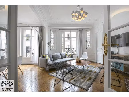 élégant appartement familial de 99 m² -5 pièces - 3 chambres - paris 9eme