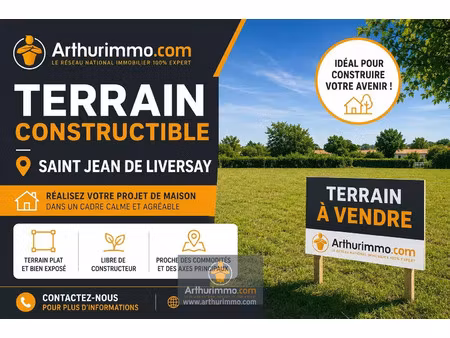 vente terrain 894 m2 à saint-jean-de-liversay