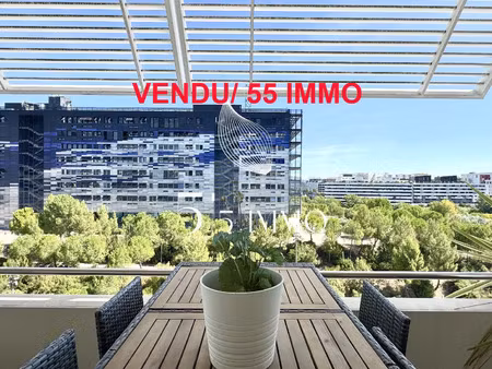 vente appartement 3 pièces 70 m² montpellier (34000)