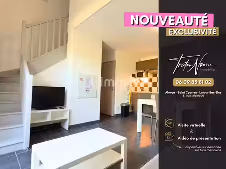 vente maison 2 pièces 34 m² à latour-bas-elne (66200)  87 000 €