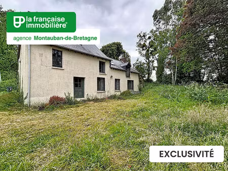 maison de campagne - 130m2 - 5 pièces - montauban-de-bretagne