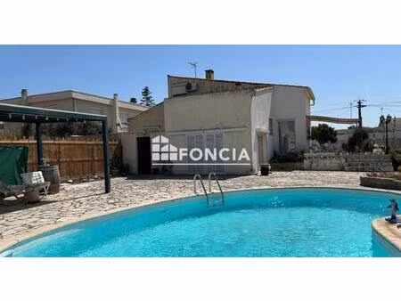 exclusivite lunel villa t4 de 117 m2 avec piscine + studio de 19 m2 et un garage de 17 m2