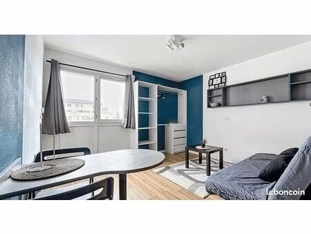 studio meublé 18m² – parking & salle de sport – caen beaulieu