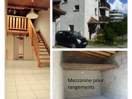 coup de cœur t2+mezzanine au cœur de la petite tronche + garage