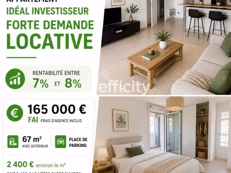 appartement 3 pièces - 67 m²