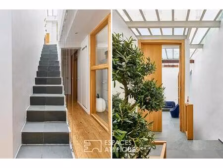 loft d'architecte avec verrière - quartier saint-georges