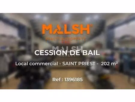 location commerce saint priest 69800 202m²