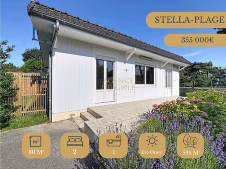 une exclusivite de plain-pied a stella-plage nichee dans un