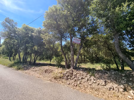 a baudinard sur verdon terrain de 1225m2 avec permis accordé