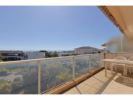 antibes – avenue jules grec – dernier étage avec vue mer + parking