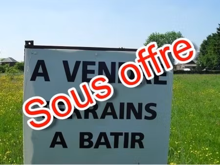 a vendre en exclusivité  les 7 derniers terrains à bâtir viabilisés sur le lotissement gér