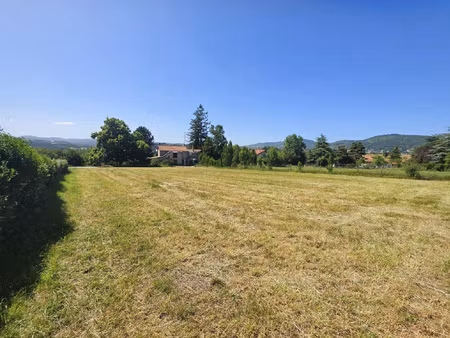 terrain à bâtir de 1 228 m2 à vernoux-en-vivarais vue déga