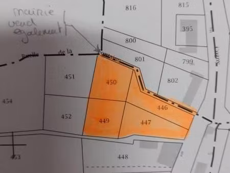 terrain 1241 m² cugny