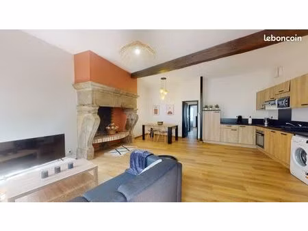 saint cyrice - appartement t3 meublé - centre ville