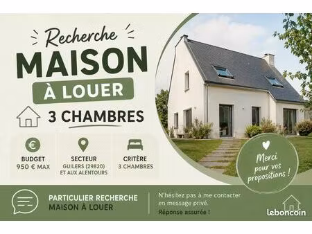 recherche maison 3 chambres
