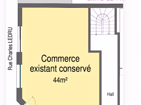 vente locaux professionnels 0 pièces 44 m² à fismes (51170)  89 000 €