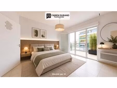 nice ouest appartement 2 pièces avec grande terrasse et parking