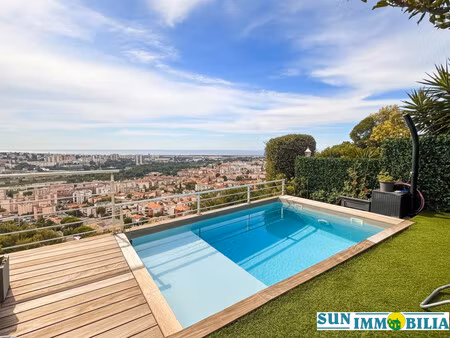 maison jumelee piscine vue mer