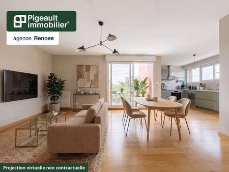vente appartement 4 pièces à montgermont (35760) : à vendre 4 pièces / 81m² montgermont