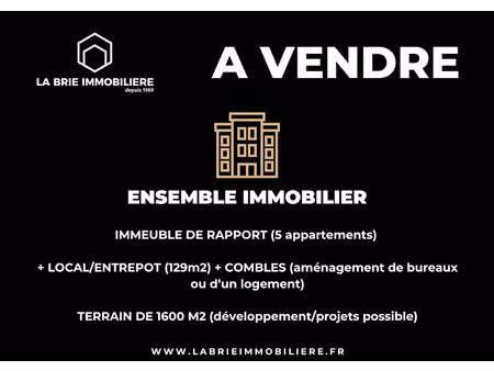 vente immeuble 14 pièces 224 m² à villecresnes (94440)  949 000 €