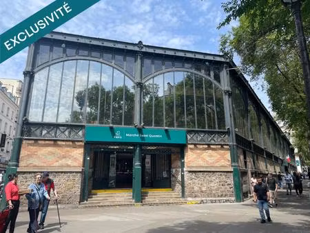 a saisir  local au cœur du marché saint-quentin pour activité de traiteur asiatique. petit