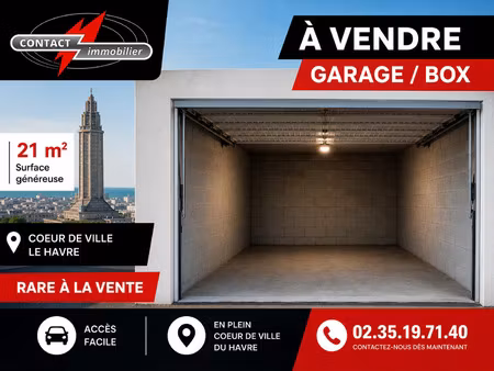 vente garage 21 m² le havre (76600)