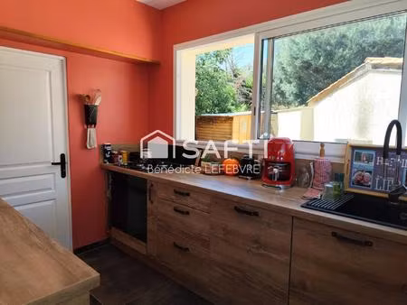 maison t3 avec 120m2 d'extérieurs  résidence piscine et tennis