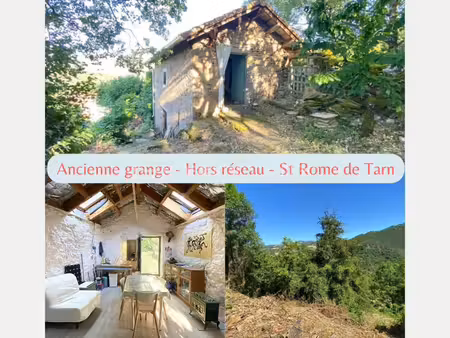 ancienne grange en pierre – un refuge au cœur de la nature – saint-rome-de-tarn