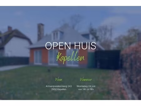 landhuis met 5 slaapkamers op toplocatie in kapellen !
