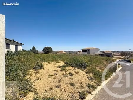 terrain 499 m² cazouls les beziers