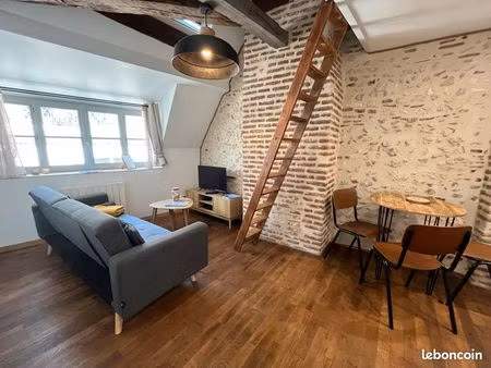 duplex meublé de 27 m² – hypercentre de blois