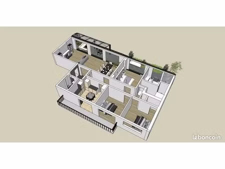 à louer : superbe appartement 5 pièces à mulhouse