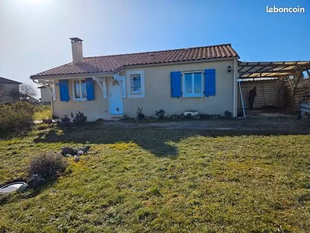 maison t3 terrain 25 km cahors 13 km montcuq