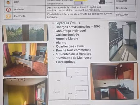 appartement lumineux ottmarsheim