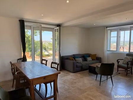 rare à brive – t3 meublé avec jardin privatif 40 m²  parking et climatisation